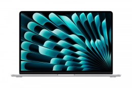 Apple MacBook Air 15.3 cala: M4 10/10, 24GB, 512GB - Srebrny
