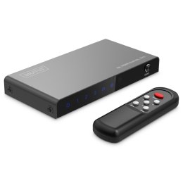 Digitus Przełącznik/Switch DIGITUS HDMI 3x1, 4K/60Hz UHD z HDR, 18 Gbps, HDCP 2.2