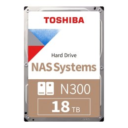 Toshiba Dysk Toshiba N300 HDWG51JUZSVA 18TB 3,5