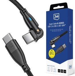 3mk Protection Kabel USB 3mk Hyper Cable N-SERIES USB-C to USB-C 180° 60W 20V/3A 2m