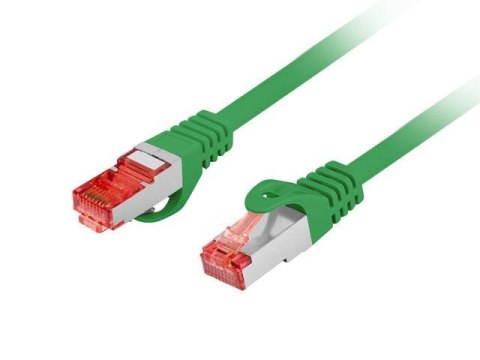 LANBERG Patchcord Lanberg S/FTP kat.6 10m LSZH CU fluke passed zielony