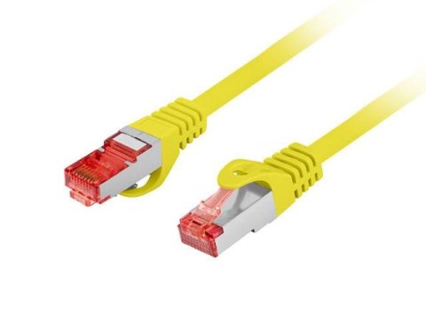 LANBERG Patchcord Lanberg S/FTP kat.6 5m LSZH CU fluke passed żółty