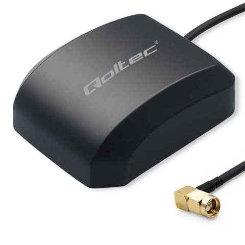 Qoltec Antena GPS Qoltec GLONASS z podstawą magnetyczną | dookólna | 28dBi | SMA RA