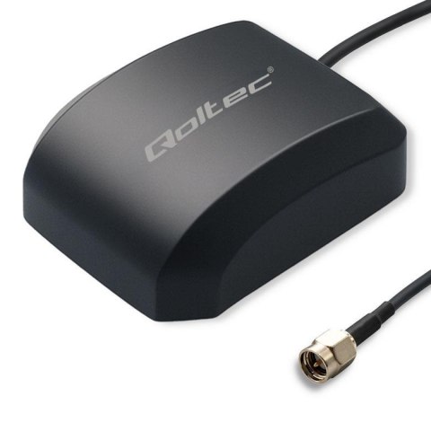 Qoltec Antena GPS Qoltec GLONASS z podstawą magnetyczną | dookólna | 28dBi | SMA