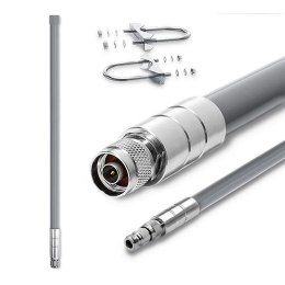 Qoltec Antena LoRa Qoltec 12dBi | dookólna | zewnętrzna | włókno szklane | 868 MHz | 1.5m