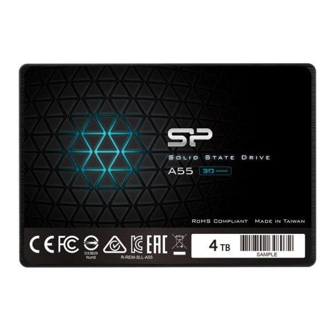 Silicon Power Dysk SSD Silicon Power A55 4TB 2.5" SATA3 (500/450 MB/s) 3D NAND 7mm