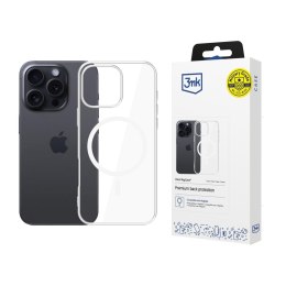 3mk Protection Etui na telefon z MagSafe do Apple iPhone 16 Pro Max - 3mk Clear MagCase