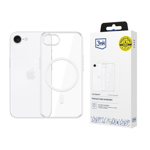 3mk Protection Etui na telefon z MagSafe do Apple iPhone 16E - Clear MagCase