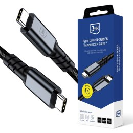 3mk Protection Kabel USB 3mk Hyper Cable N-SERIES ThunerBolt 4 240W 48V/5A 40Gb/s 8K60Hz 1m