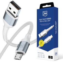 3mk Protection Kabel USB 3mk Hyper Cable N-SERIES USB-A to Micro 12W 5V/2.4A 1m