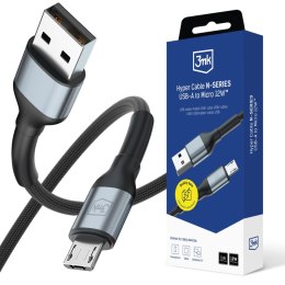 3mk Protection Kabel USB 3mk Hyper Cable N-SERIES USB-A to Micro 12W 5V/2.4A 1m