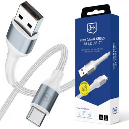 3mk Protection Kabel USB 3mk Hyper Cable N-SERIES USB-A to USB-C 18W 9V/2A 1m