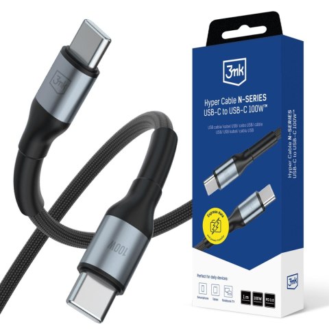 3mk Protection Kabel USB 3mk Hyper Cable N-SERIES USB-C to USB-C 240W 48V/5A 2m