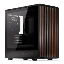 COOLING.PL Obudowa KRUX Helio M-ATX, z oknem, bez zasilacza, czarna