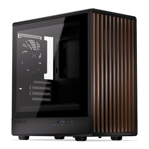 COOLING.PL Obudowa KRUX Helio M-ATX, z oknem, bez zasilacza, czarna