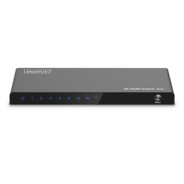 Digitus Przełącznik/Switch DIGITUS HDMI 5x1, 4K/60Hz UHD z HDR, 18 Gbps, HDCP 2.2