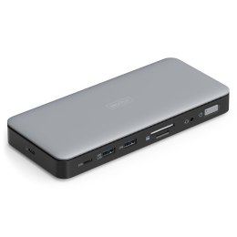Digitus Stacja dokująca DIGITUS USB Typ C 11-portów 2x HDMI 1x DisplayPort 4K/60Hz DC-Jack 150W