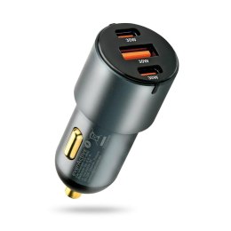 Everactive Ładowarka samochodowa everActive CC-40Q z gniazdem USB QC3.0 oraz 2x USB-C PD 60W
