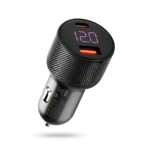 Everactive Ładowarka samochodowa everActive CC-50Q z gniazdem USB QC3.0 oraz USB-C PD 75W