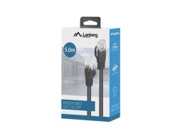 LANBERG Patchcord Lanberg UTP kat.5e 5m czarny box fluke passed