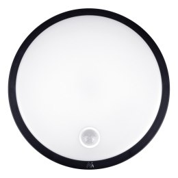 Maclean Lampa LED z czujnikiem ruchu Maclean MCE525 B, czujnik PIR, kolor czarny, 10W, IP65, 1000lm, barwa neutralna