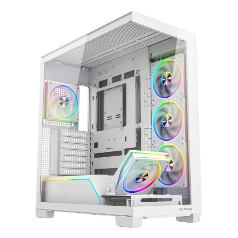 Modecom Obudowa Modecom Volcano Stellar Plus ARGB MIDI 5F, biała