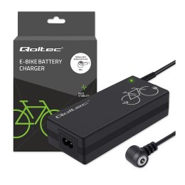 Qoltec Ładowarka Qoltec do roweru elektrycznego 36V | 42V | 2A | Mi4 Magnetic TIP +kabel zasilający