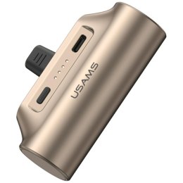 USAMS Powerbank Usams PB79 3000mAh 1xUSB-C Mini Tail Plug beżowy
