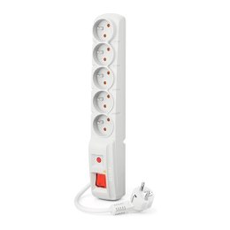 Acar Listwa przeciwprzepięciowa Acar F5 5m biała