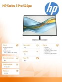 HP Inc. Monitor S5 Pro 524pu FHD USB-C 9D9V7AA#ABB