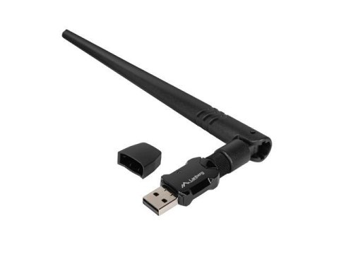 LANBERG Karta sieciowa bezprzewodowa Lanberg WIFI USB 2.0 Dual band AX900 1 zewnętrzna antena