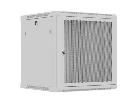 LANBERG Szafa instalacyjna Rack wisząca 19" 12U 600x600 szara drzwi perforowane Lanberg (flat pack)