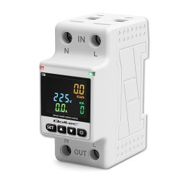 Qoltec Miernik zużycia energii Qoltec Jednofazowy | DIN35 | Historia pomiaru | Wi-Fi | TUYA