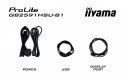 IIYAMA Monitor 25 cali GB2591HSU-B1 0.4ms, DP, 2xHDMI 2.1, 320Hz, Fast IPS, USB HUB x4