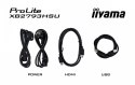 IIYAMA Monitor 27 cali XB2793HSU-B1 IPS, HDMI, DP, 2x2W, 2xUSB, 350cd, 1500:1, HAS 150/PIVOT