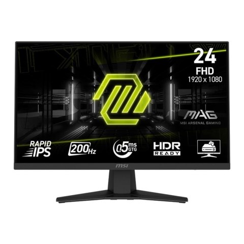 MSI Monitor MSI 23,8" MAG 244F Rapid IPS FHD 200Hz HDMI DP