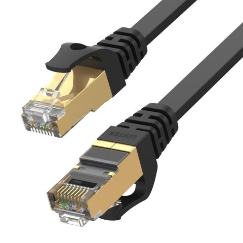 Unitek Patchcord UNITEK C1897BK-3M płaski Ethernet Cat.7, 3m