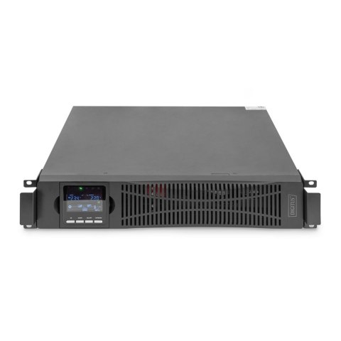 Digitus Zasilacz awaryjny UPS DIGITUS Online Rack 19" 10000VA/10kW, 2U, USB, RS232, bez baterii (moduł baterii DN-170108)