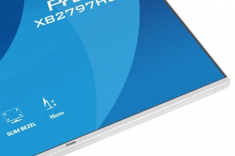 IIYAMA Monitor 27 cali XB2797HSU-W1 IPS, FHD, HDMI, DP, 120Hz, 2xUSBv3.2, 2xUSB-C, 350 CD, x2W, HAS 150/PIVOT, Biały