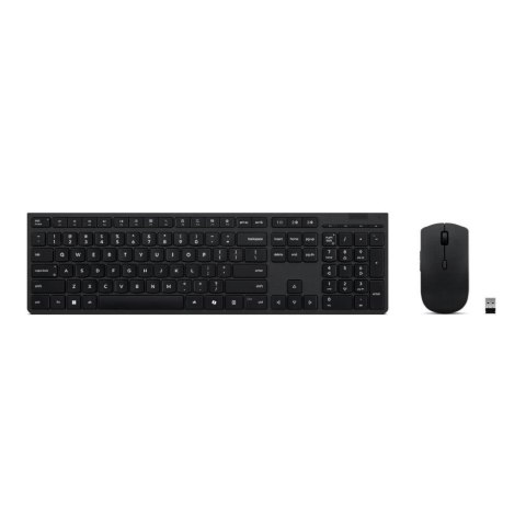 Lenovo Zestaw klawiatura + mysz Lenovo Professional Wireless Rechargeable Combo czarny