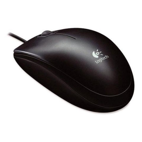 Logitech Mysz przewodowa Logitech B100 OEM optyczna czarna