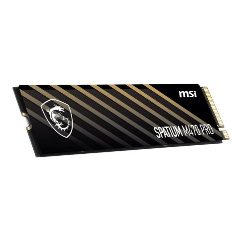 MSI Dysk SSD MSI SPATIUM M470 Pro 1TB PCIe 4.0 NVMe 1.4 M.2 2280 (6000/4500 MB/s) 3D NAND