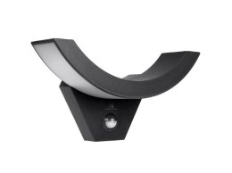 Maclean Lampa LED Maclean MCE290 B z czujnikiem ruchu na podczerwień 800lm 10W IP54 czarna