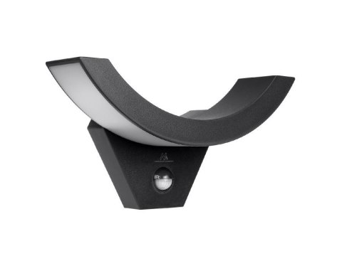 Maclean Lampa LED Maclean MCE290 B z czujnikiem ruchu na podczerwień 800lm 10W IP54 czarna
