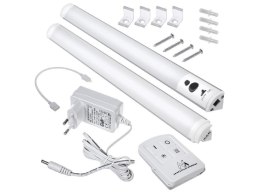 Maclean Lampka podszafkowa Maclean MCE245 lampa liniowa LED zestaw 2 moduły z pilotem i zasilaczem max 4 moduły na jednym zasilaczu