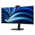 Philips Monitor 34 cale 34B2U3600CH Curved VA HDMIx2 DP HAS USB-C RJ45 KVM