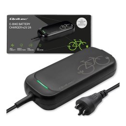 Qoltec Ładowarka Qoltec do roweru Bosch 36V | 42V | 2A | Bosch plug | wodoodporna + kabel zasilający