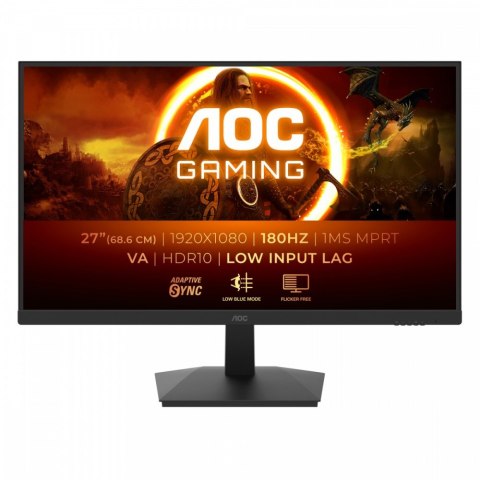 AOC Monitor C27G4ZXU 27 cali Zakrzywiony Fast VA 280Hz HDMIx2 DP HAS