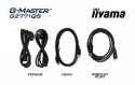 IIYAMA Monitor 27 cali G2771QS-B1 QHD,Fast IPS,DP,2xHDMI,200Hz, 350cd,Adaptive G-SYNC - 2560 x 1440 @48-200Hz DisplayPort On