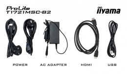 IIYAMA Monitor ProLite 17 cali T1721MSC-B2 POJ.10PKT.TN,IPX3,HDMI